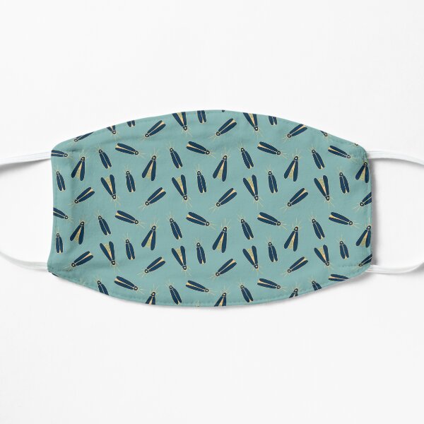 Lightning Bugs Repeat Pattern Flat Mask