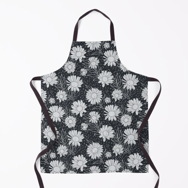 Item preview, Patrón de margarita blanco y negro designed and sold by DifferentCreate.