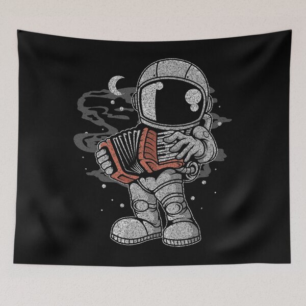 Item preview, Astronaut Accordion Player designed and sold by Sinfamous.
