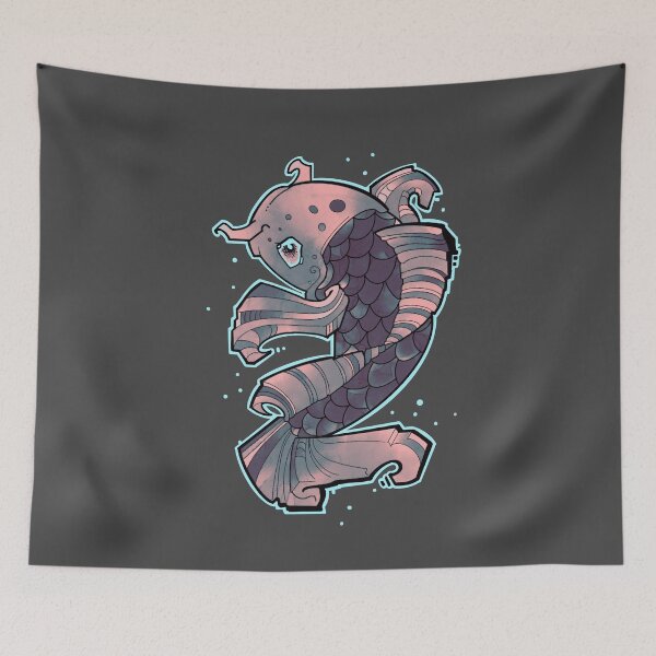 Item preview, koi carp tattoo style designed and sold by weilertsen.