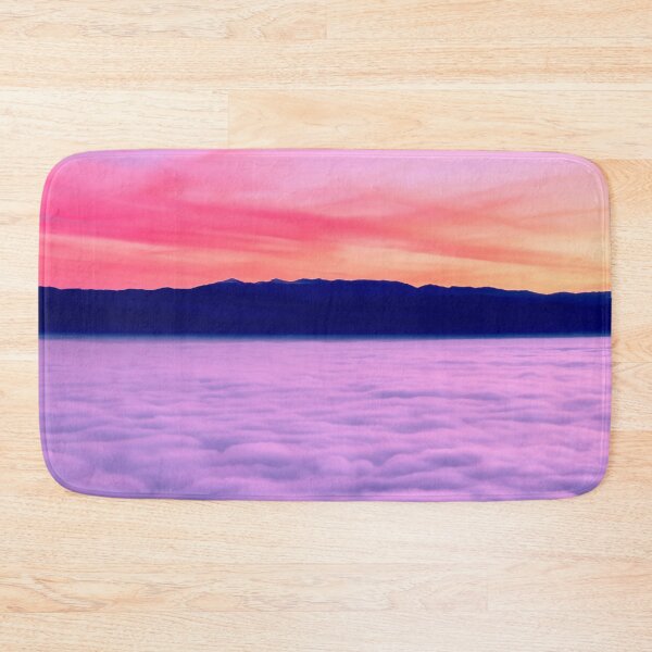 Item preview, Above the Clouds. Beautiful and simple image of a sunset over mountains and clouds. Pink and Purple tones. Smoothing effect over the sunset and clouds to create a soothing and calming feel. designed and sold by Orianah.