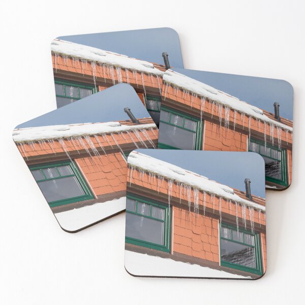 Item preview, Icicles hanging from a rooftoop  designed and sold by Michael Brewer.