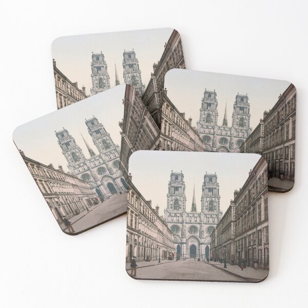 Item preview, Rue Jeanne D'Arc - Orleans France - Circa 1900 Photochrom designed and sold by warishellstore.