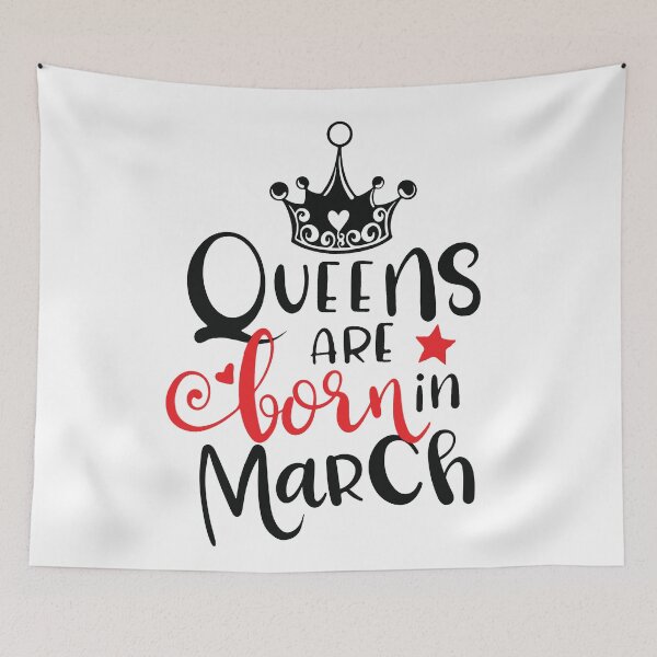 Item preview, Queens Are Born In March designed and sold by mouad naouiri.