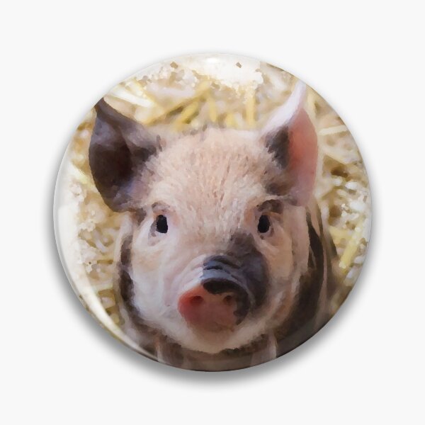 Item preview, This little Piggy.. Pig Mixed Media Design designed and sold by OByD.