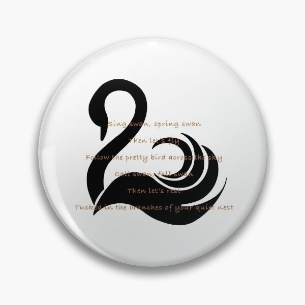 Item preview, Black Swan Poem designed and sold by doodlesbyCara.