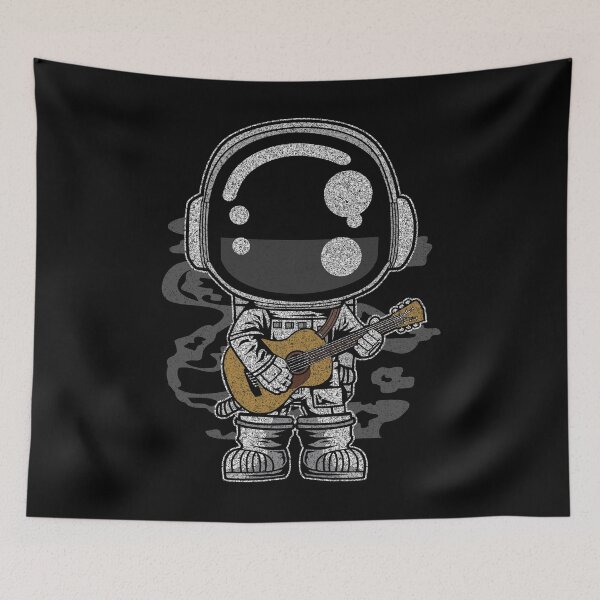 Item preview, Astronaut Acoustic Guitar Player designed and sold by Sinfamous.