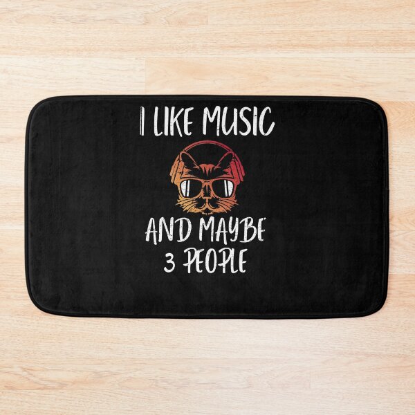 Item preview, I Like Music And Maybe Three People Funny Music Quote For Music Lover  designed and sold by arteesy.