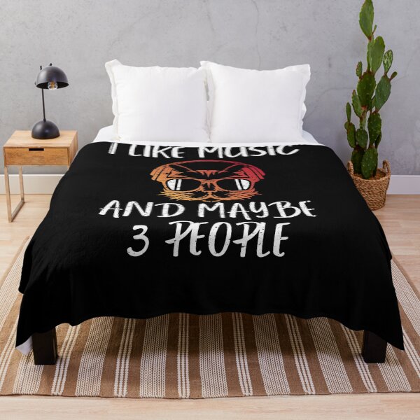 Item preview, I Like Music And Maybe Three People Funny Music Quote For Music Lover  designed and sold by arteesy.