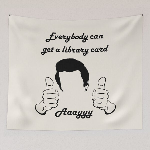 Item preview, Everybody Can Get a Library Card Aaayyy  designed and sold by albix81.