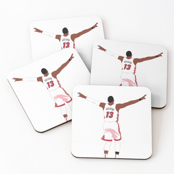 Item preview, Bam Adebayo Threes Up Celebration designed and sold by HomeTeamSports.