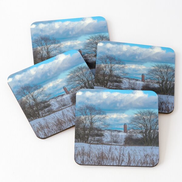 Item preview, Lighthouse at Kap Arkona, Rügen Island, Germany in the snow designed and sold by Michael Brewer.