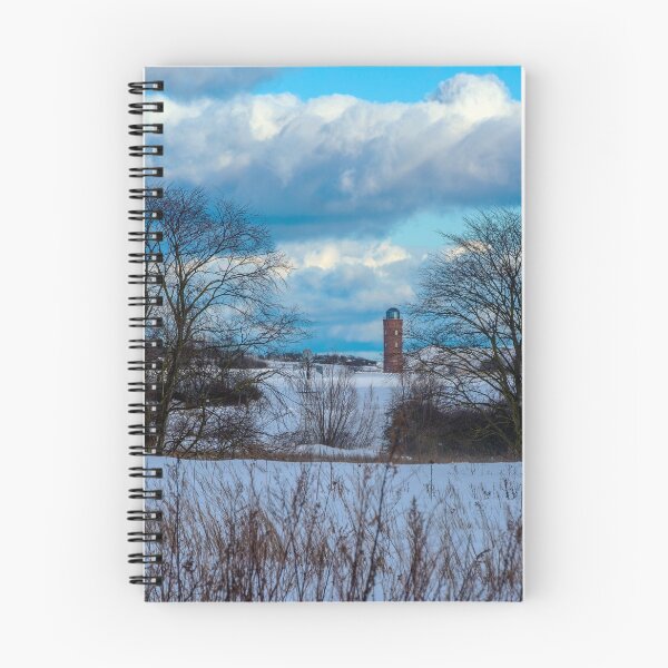 Item preview, Lighthouse at Kap Arkona, Rügen Island, Germany in the snow designed and sold by Michael Brewer.
