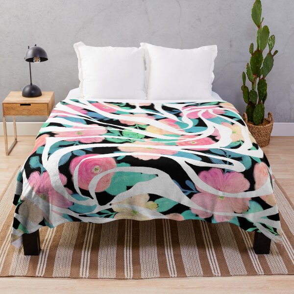 Item preview, Pintura Mano Rosada Floral Cebra Blanca Estampado Animal designed and sold by InovArtS.