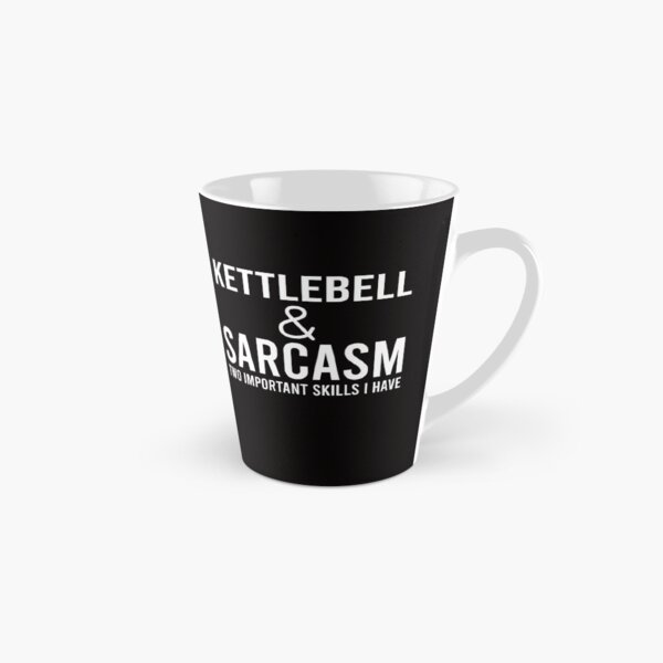 Item preview, Kettlebell And Sarcasm, Funny Kettlebell Design, Kettlebell Quote, weight lifting designed and sold by Aerial Addicts.