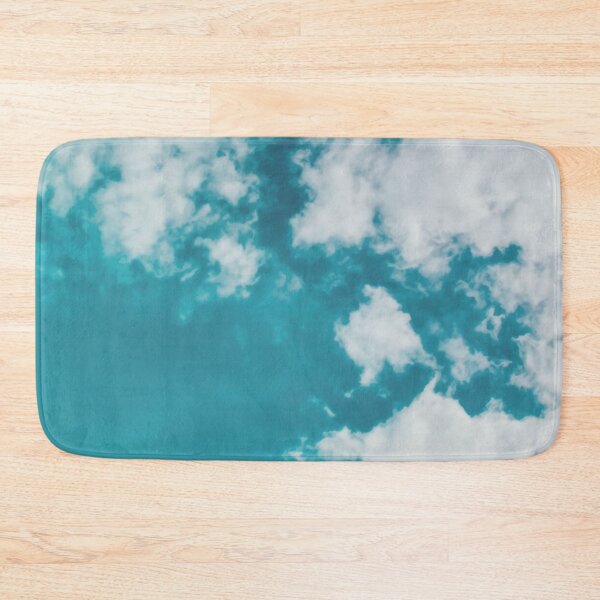 Item preview, Blue and White Photograph of Clouds and Blue Sky beyond the clouds. The Blue has a teal tinge to it and the clouds have a smooth effect to enhance the relaxing feel of this image. designed and sold by Orianah.