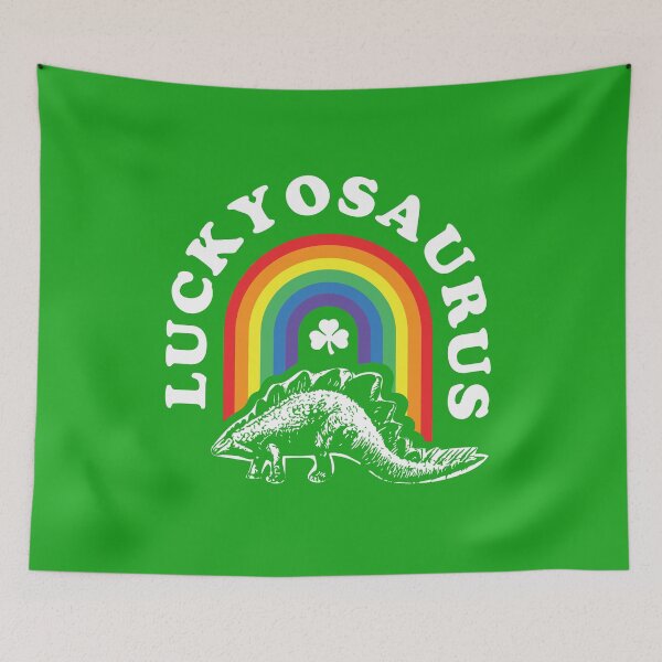 Item preview, Luckyosaurus St. Patrick's Day Dinosaur Rainbow designed and sold by yelly123.