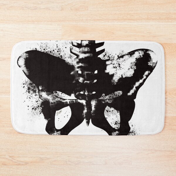 Item preview, Pelvic Splash in Black and White designed and sold by Kaylee Brooks.
