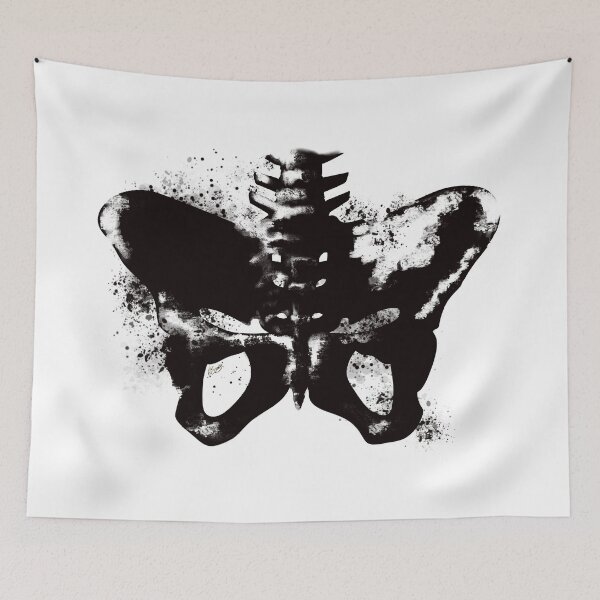 Item preview, Pelvic Splash in Black and White designed and sold by Kaylee Brooks.