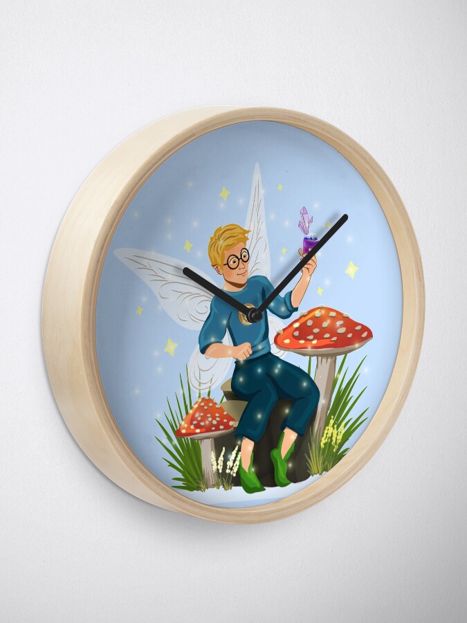 Alternate view of Tommy Tinker Magical Toadstool Bench™ Clock