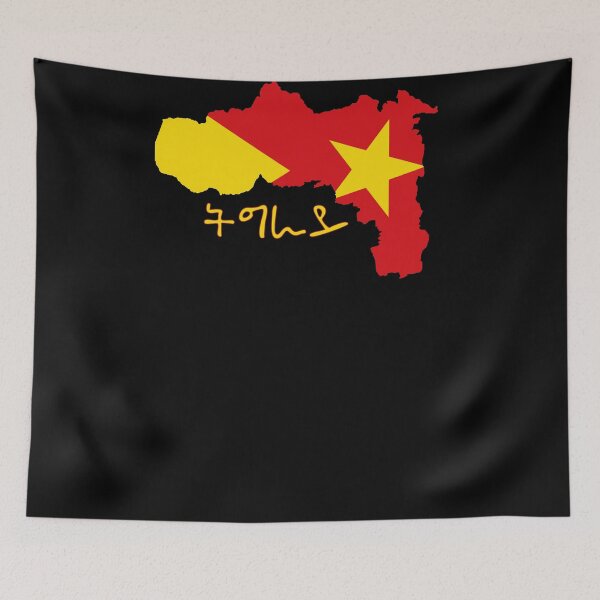 Item preview, Tigray flag map Ethiopian  designed and sold by NabilJamal.