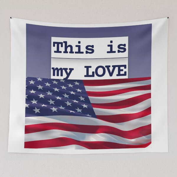 Item preview, My love is USA, USA LOVE designed and sold by Adilmks.