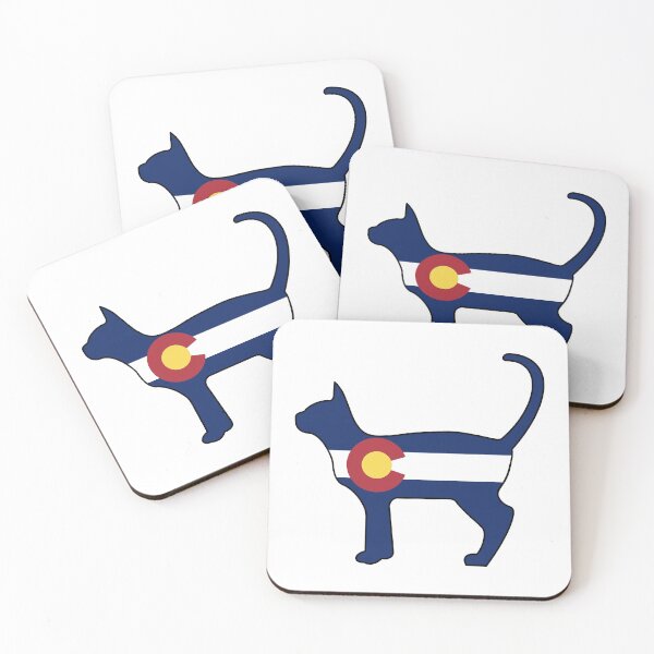 Item preview, State of Colorado Flag for Cat Lovers designed and sold by Gsallicat.