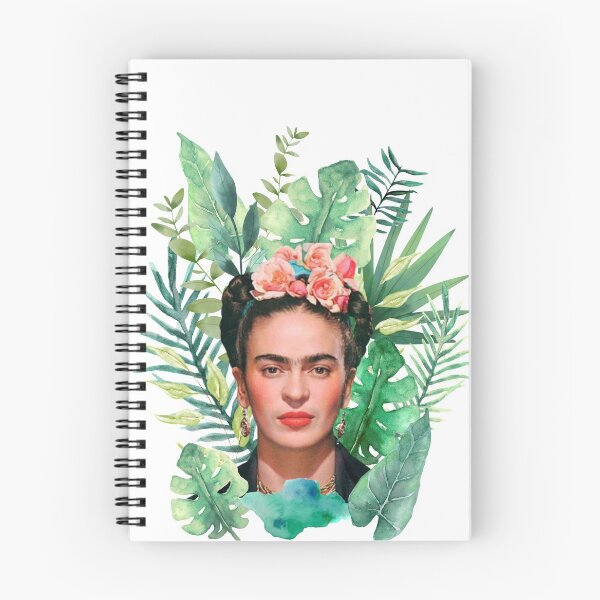 Item preview, Estampado Frida Kahlo, flores acuarela, color designed and sold by Adriana C (All about Frida).