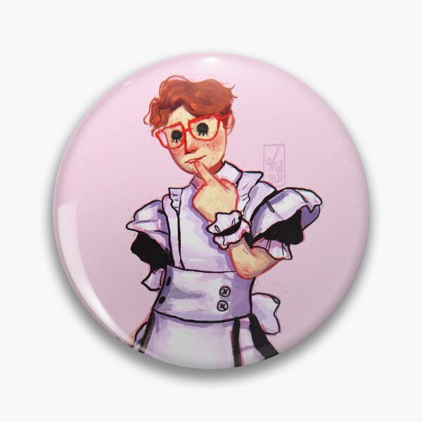 Item preview, maid luck man designed and sold by trashcangoddess.