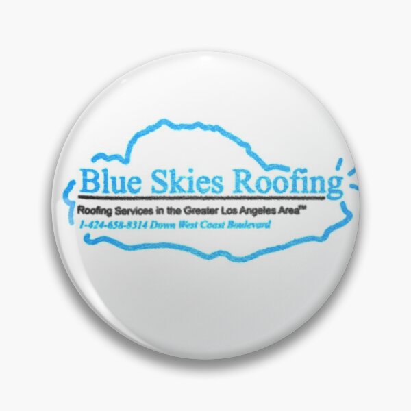 Item preview, Blue Skies Roofing designed and sold by Rocket-To-Pluto.