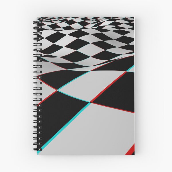 Item preview, 3D Stereoscopic Op Art Abstract Checkerboard Waves designed and sold by hyproinc.