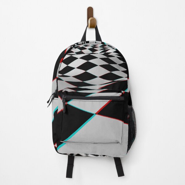 Item preview, 3D Stereoscopic Op Art Abstract Checkerboard Waves designed and sold by hyproinc.