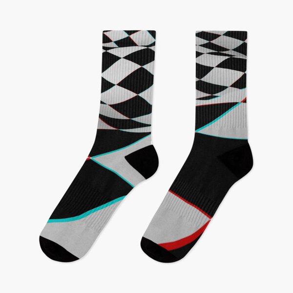 Item preview, 3D Stereoscopic Op Art Abstract Checkerboard Waves designed and sold by hyproinc.