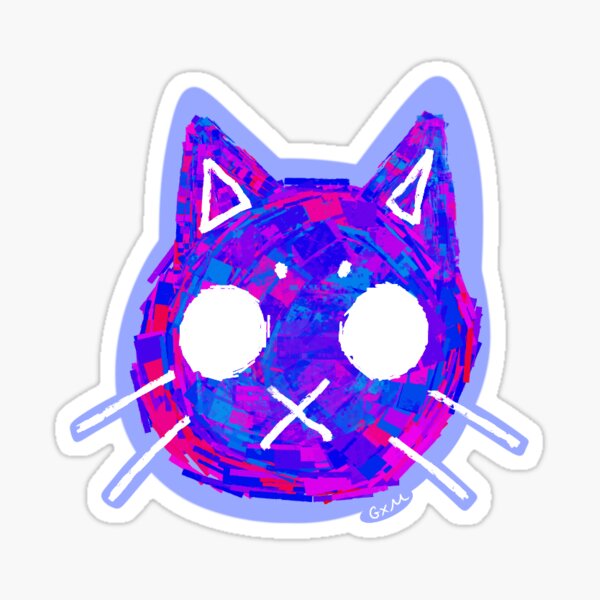 Ugly Cat Void Sticker