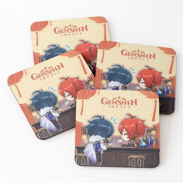 Item preview, Kaeya and Diluc - Genshin Impact designed and sold by Aka-Hanako.