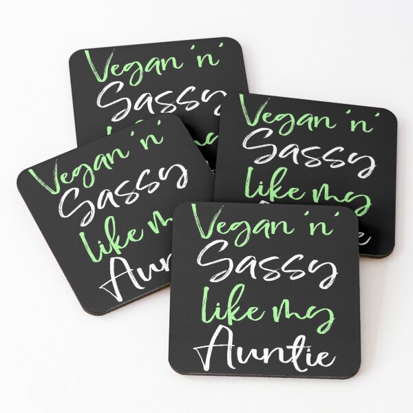 Item preview, Vegan, Sassy like my Auntie designed and sold by noahs-shop.