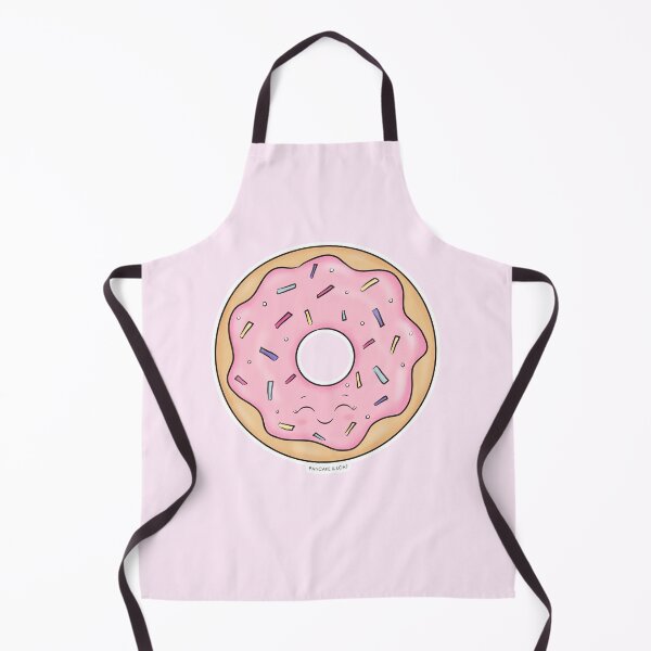 Item preview, Happy Pink Sprinkle Donut designed and sold by PancakeAndLoaf.