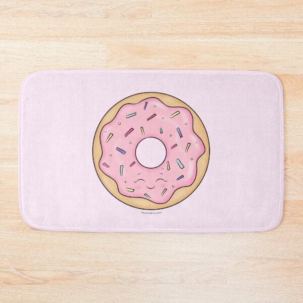 Item preview, Happy Pink Sprinkle Donut designed and sold by PancakeAndLoaf.