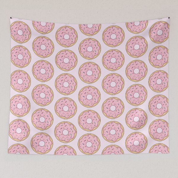 Item preview, Happy Pink Sprinkle Donut designed and sold by PancakeAndLoaf.