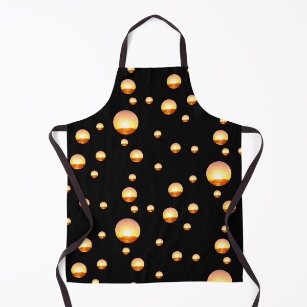 Artikelvorschau, Golden Sunset Polka Dots Pattern entworfen und verkauft von WhimsicaliTee.