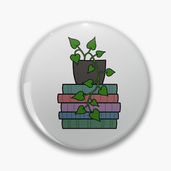 Item preview, Stack of Books with Potted Plant designed and sold by jlighthouseart.