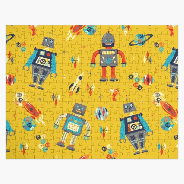 Artikel-Vorschau von Retro Roboter, designt und verkauft von latheandquill.