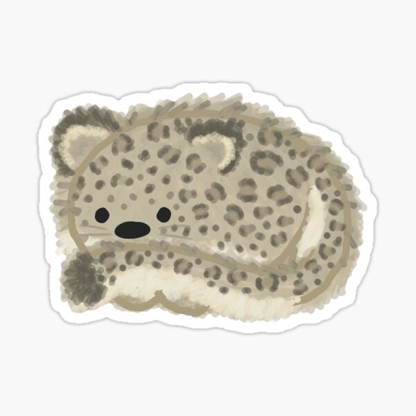 Item preview, Snow Leopard designed and sold by BadAnimalss.