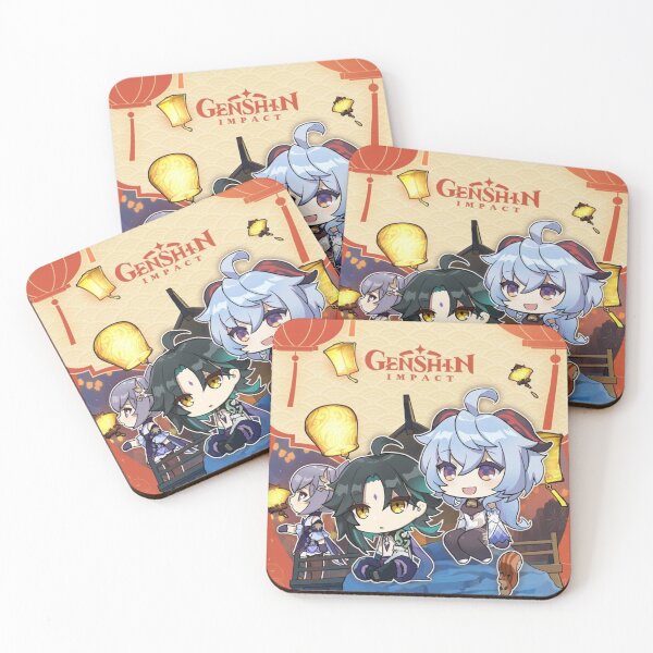 Item preview, Keqing, Xiao and Ganyu - Genshin Impact designed and sold by Aka-Hanako.