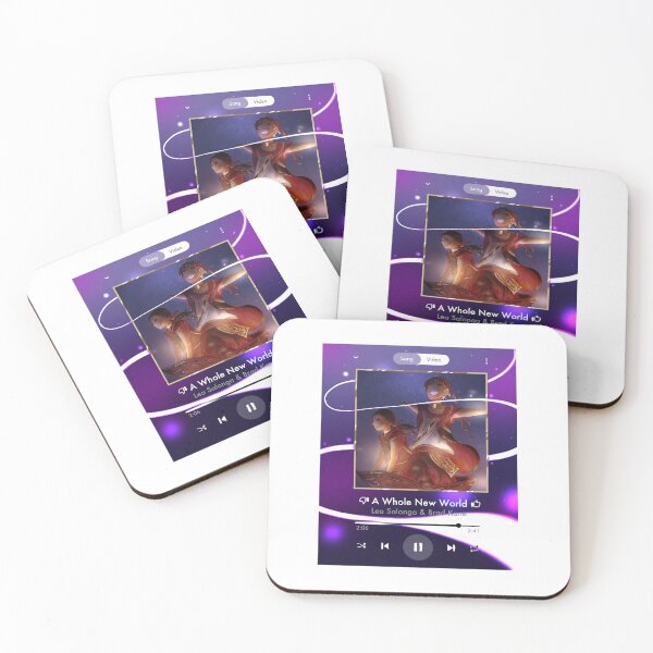 Item preview, Jamil and Kalim Fanart YouTube Music Print designed and sold by JSDraws.