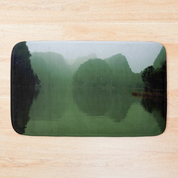 Item preview, River Hills Cliffs Fog Northen Vietnam Landscape designed and sold by worldways.