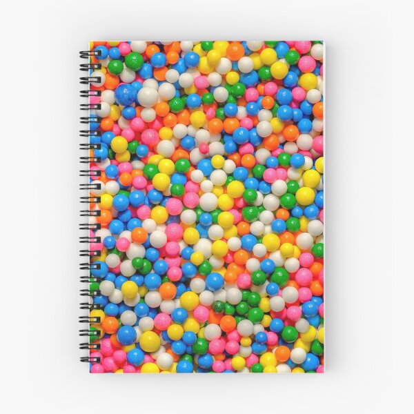 Aperçu de l'œuvre Sprinkles Spheres Motif de photo de bonbons multicolores créée et vendue par patternsoup.