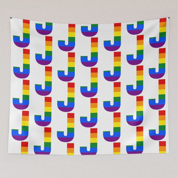 Item preview, Small Rainbow Flag J designed and sold by JtownGSA.