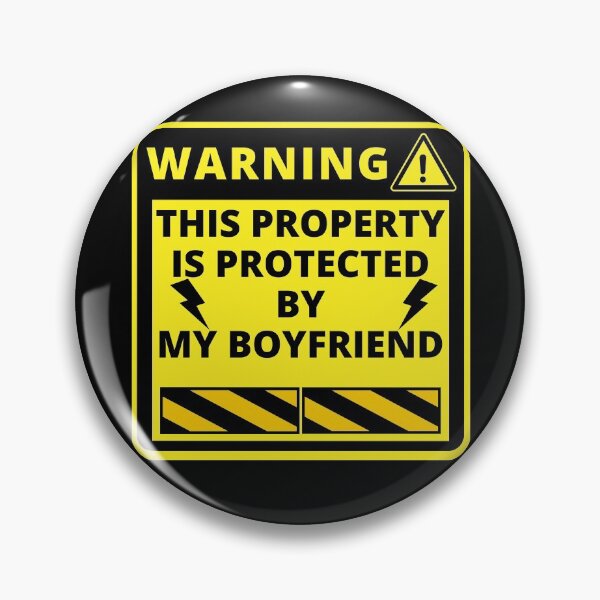 Item preview, WARNING!!! Funny print - property of my Boyfriend!! Hands off  designed and sold by KawaiNekoChan.