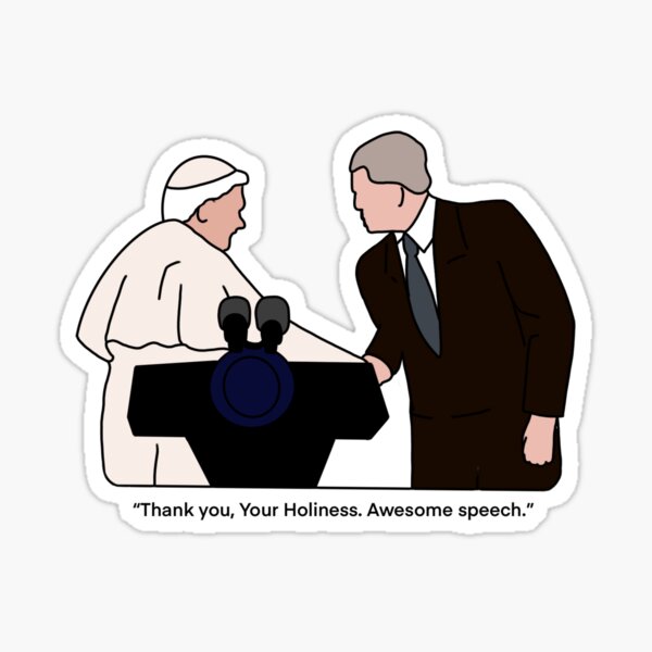 Item preview, Thank You Your Holiness George W Bush designed and sold by katewynn612.